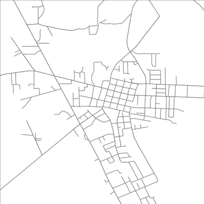 ROAD MAP OF WEST COLUMBIA, TEXAS BY MAPBAKES