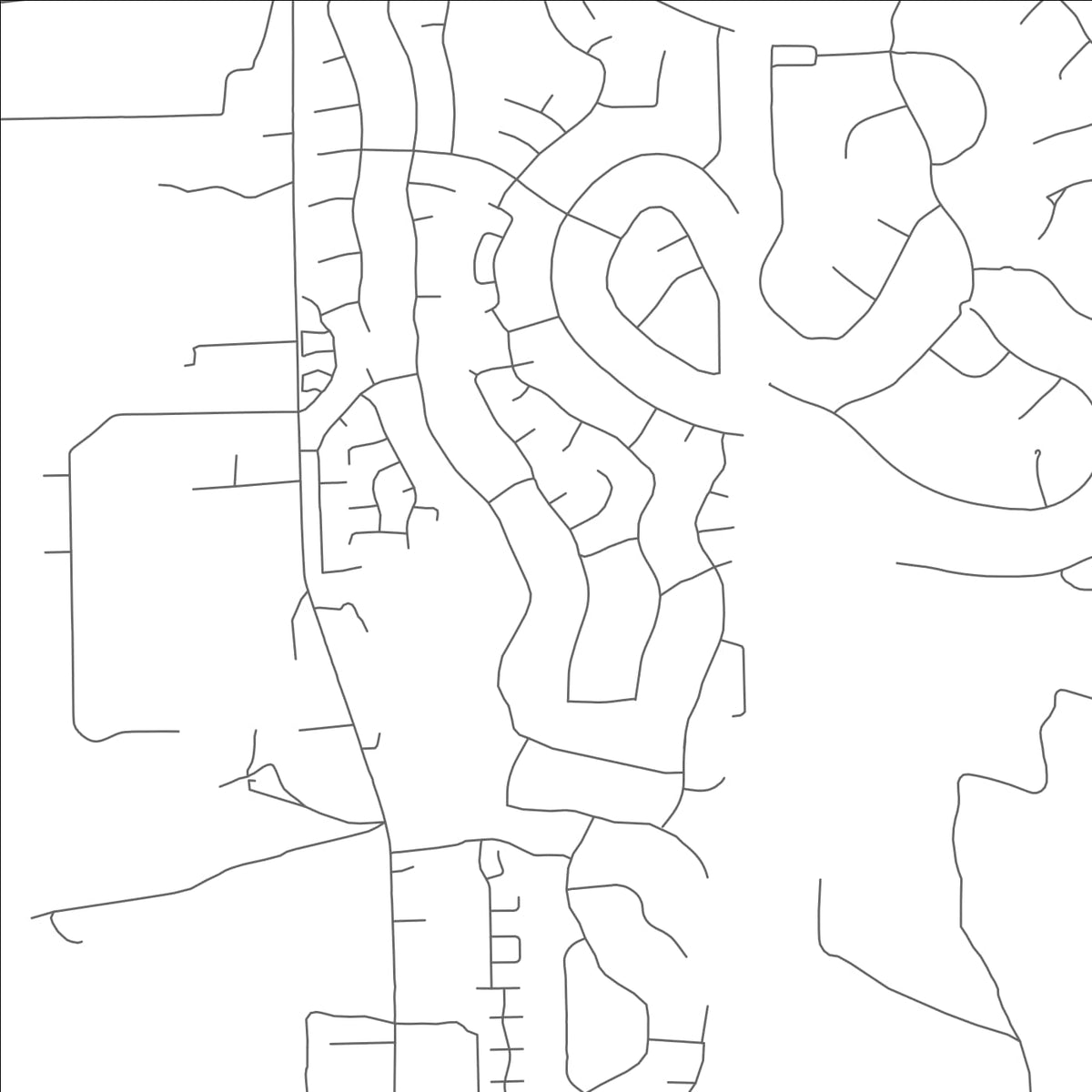 ROAD MAP OF WESTON LAKES, TEXAS BY MAPBAKES