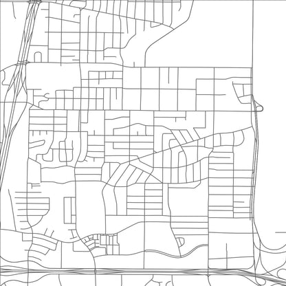 ROAD MAP OF WHITE SETTLEMENT, TEXAS BY MAPBAKES