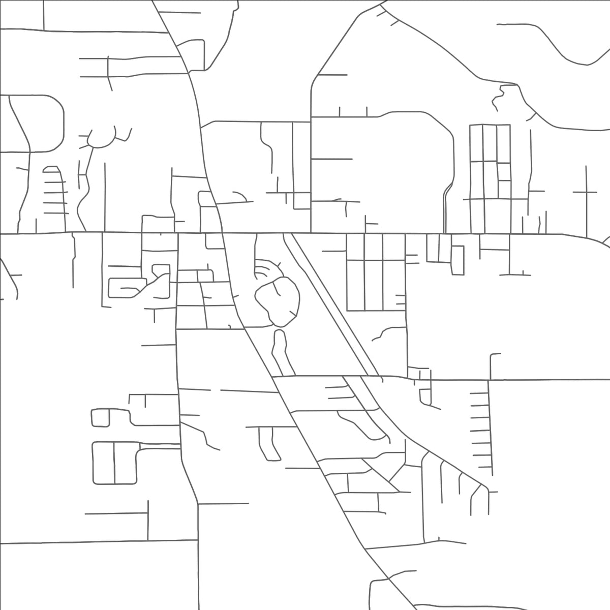 ROAD MAP OF WHITEHOUSE, TEXAS BY MAPBAKES