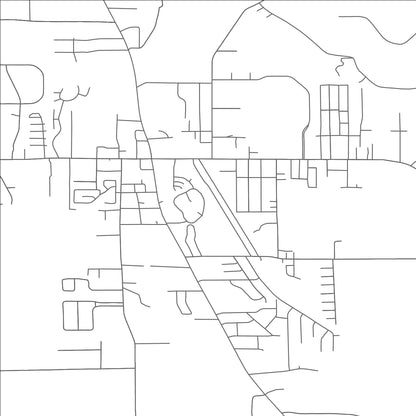 ROAD MAP OF WHITEHOUSE, TEXAS BY MAPBAKES