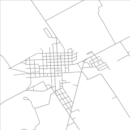 ROAD MAP OF WHITNEY, TEXAS BY MAPBAKES