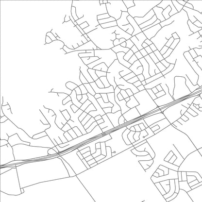 ROAD MAP OF WOODWAY, TEXAS BY MAPBAKES