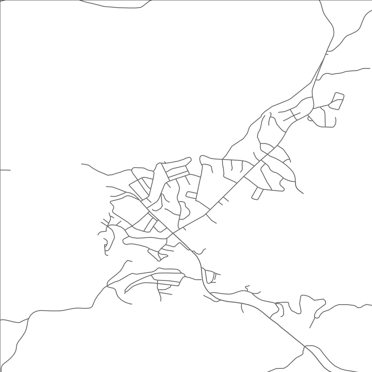 ROAD MAP OF BAGDAD, ARIZONA BY MAPBAKES