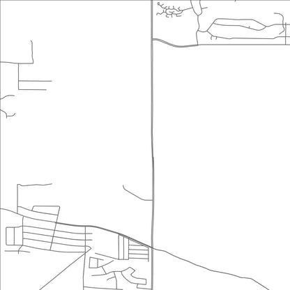 ROAD MAP OF BULLHEAD CITY, ARIZONA BY MAPBAKES