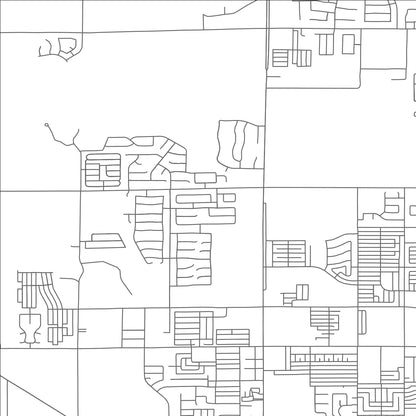 ROAD MAP OF CASA GRANDE, ARIZONA BY MAPBAKES