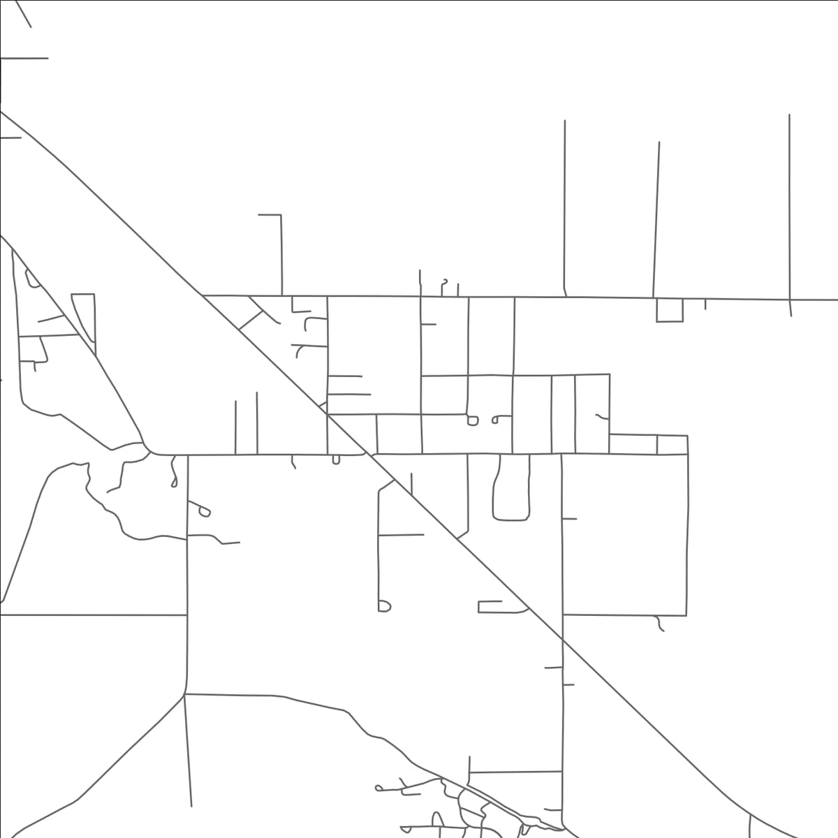 ROAD MAP OF CENTRAL, ARIZONA BY MAPBAKES