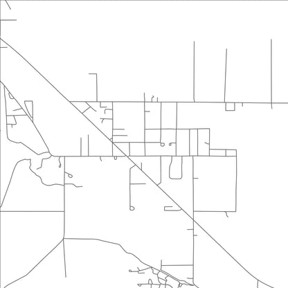 ROAD MAP OF CENTRAL, ARIZONA BY MAPBAKES