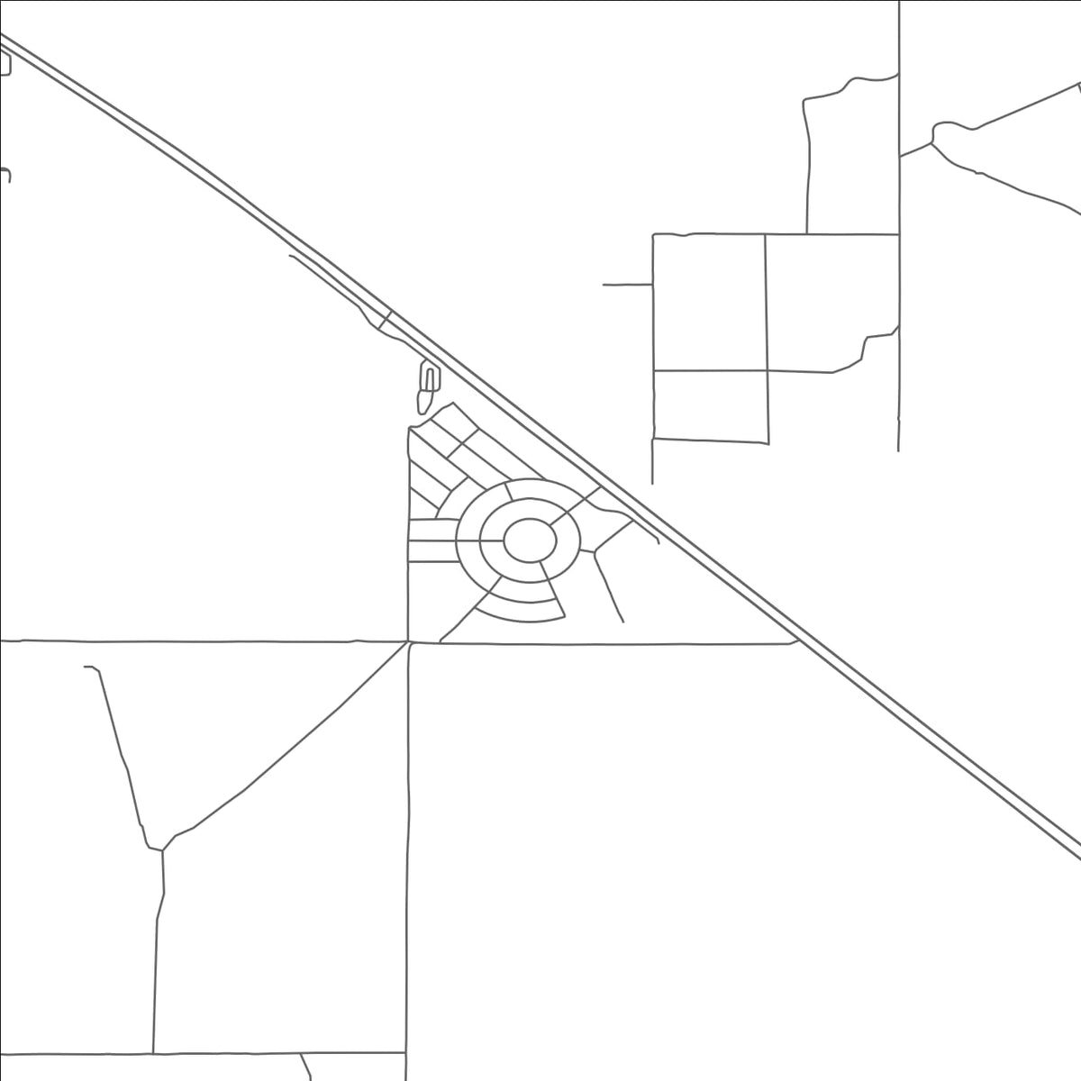 ROAD MAP OF CIRCLE CITY, ARIZONA BY MAPBAKES