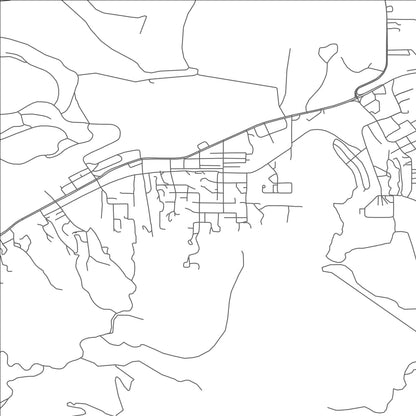 ROAD MAP OF CLAYPOOL, ARIZONA BY MAPBAKES