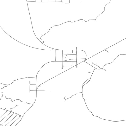 ROAD MAP OF CONCHO, ARIZONA BY MAPBAKES