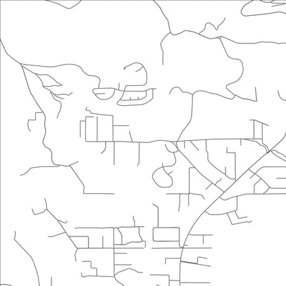 ROAD MAP OF CORNVILLE, ARIZONA BY MAPBAKES