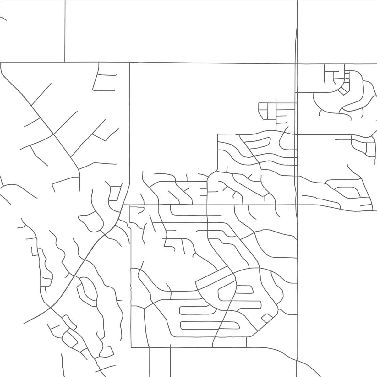 ROAD MAP OF CORONA DE TUCSON, ARIZONA BY MAPBAKES