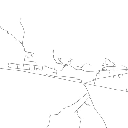ROAD MAP OF CUTTER, ARIZONA BY MAPBAKES