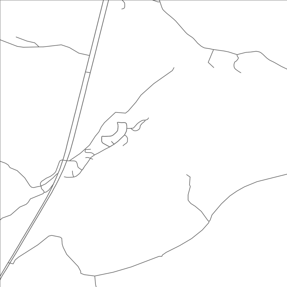 ROAD MAP OF DEER CREEK, ARIZONA BY MAPBAKES