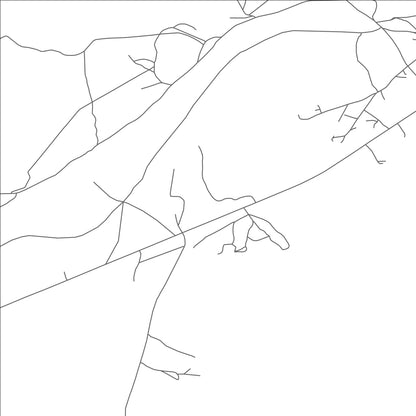 ROAD MAP OF DENNEHOTSO, ARIZONA BY MAPBAKES