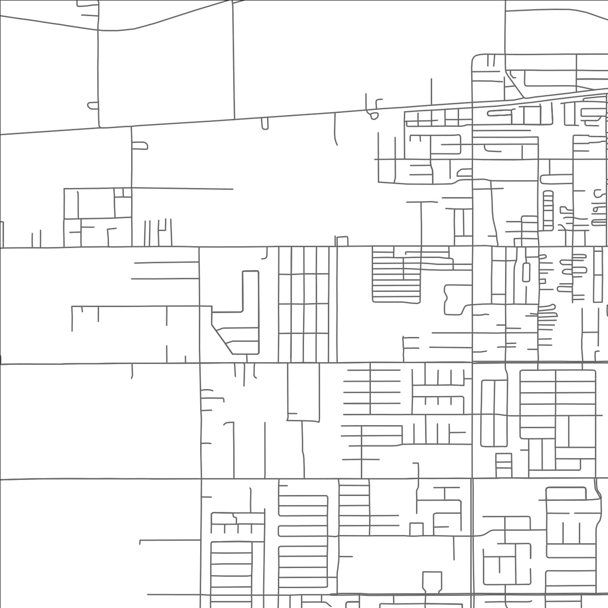 ROAD MAP OF DONOVAN ESTATES, ARIZONA BY MAPBAKES