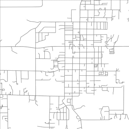 ROAD MAP OF EAGAR, ARIZONA BY MAPBAKES