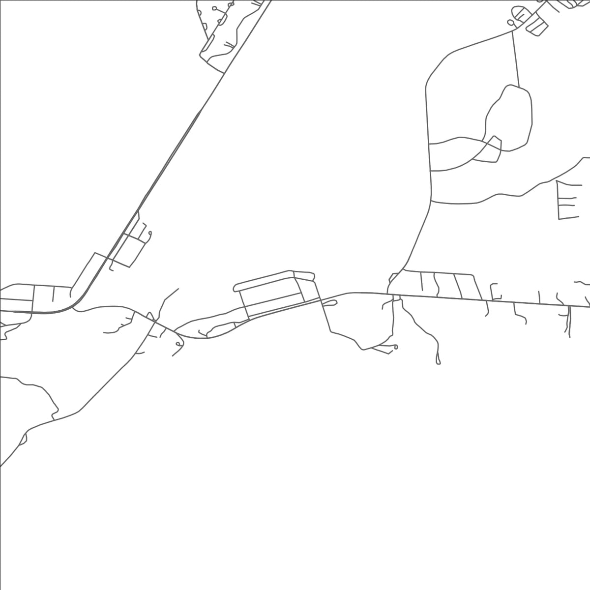 ROAD MAP OF FORT APACHE, ARIZONA BY MAPBAKES