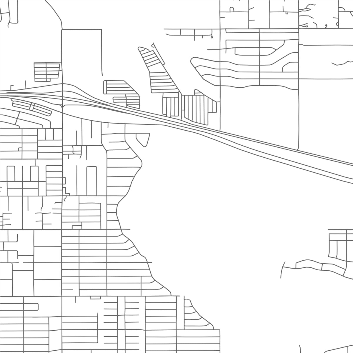 ROAD MAP OF FORTUNA FOOTHILLS, ARIZONA BY MAPBAKES