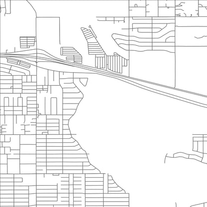 ROAD MAP OF FORTUNA FOOTHILLS, ARIZONA BY MAPBAKES