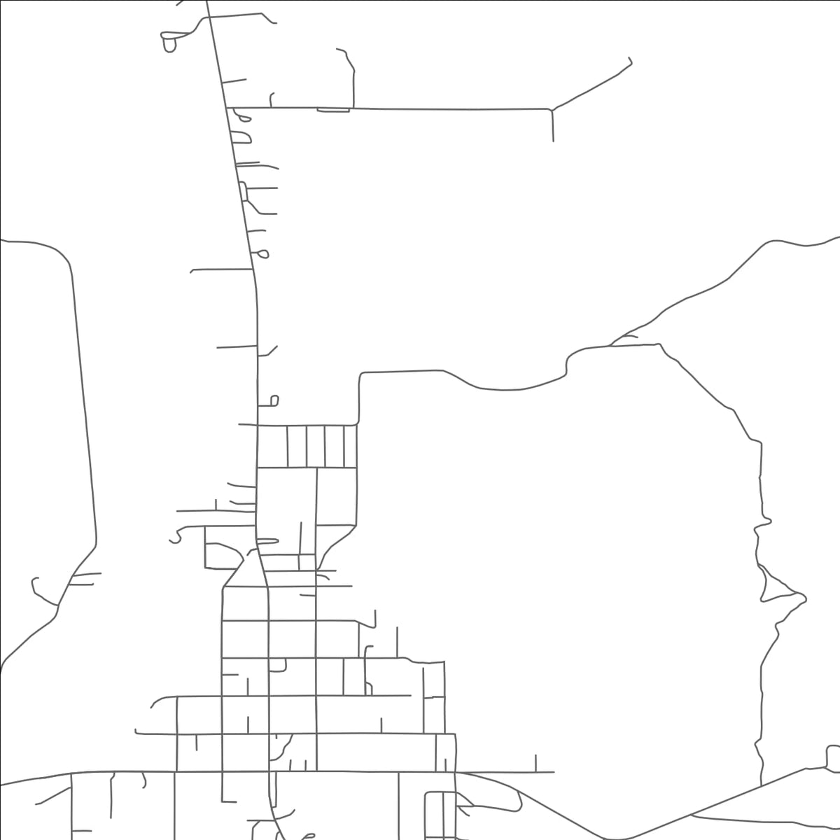 ROAD MAP OF FREDONIA, ARIZONA BY MAPBAKES