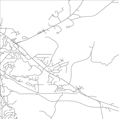 ROAD MAP OF GLOBE, ARIZONA BY MAPBAKES