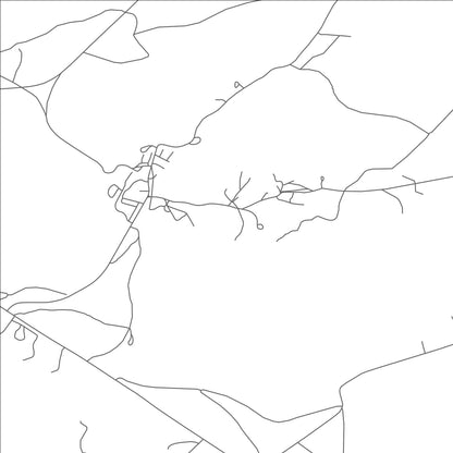 ROAD MAP OF JEDDITO, ARIZONA BY MAPBAKES