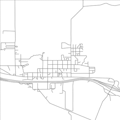 ROAD MAP OF JOSEPH CITY, ARIZONA BY MAPBAKES