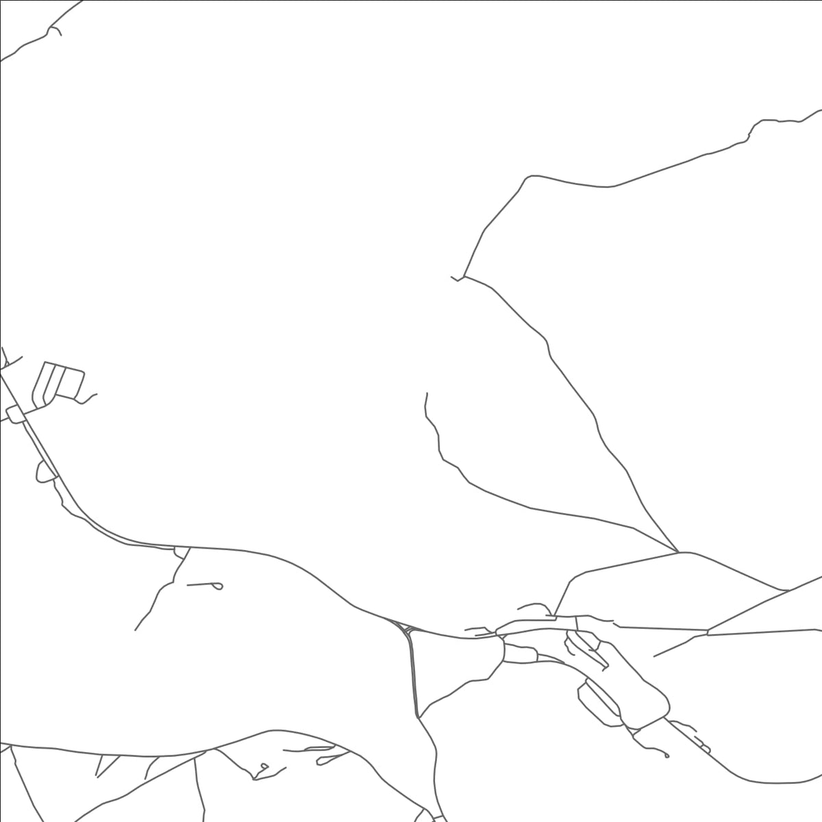 ROAD MAP OF KEAMS CANYON, ARIZONA BY MAPBAKES