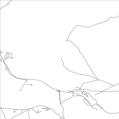 ROAD MAP OF KEAMS CANYON, ARIZONA BY MAPBAKES
