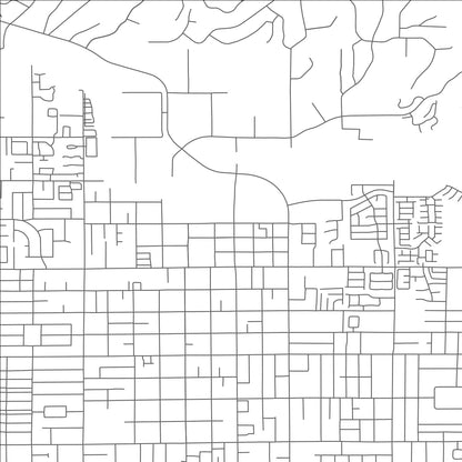 ROAD MAP OF KLEINDALE, ARIZONA BY MAPBAKES