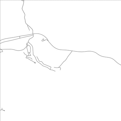 ROAD MAP OF KOHLS RANCH, ARIZONA BY MAPBAKES