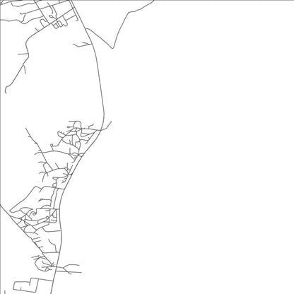 ROAD MAP OF LECHEE, ARIZONA BY MAPBAKES