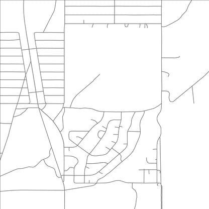 ROAD MAP OF MEADVIEW, ARIZONA BY MAPBAKES