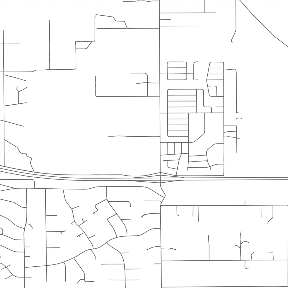 ROAD MAP OF MESCAL, ARIZONA BY MAPBAKES