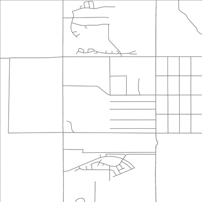 ROAD MAP OF MOJAVE RANCH ESTATES, ARIZONA BY MAPBAKES