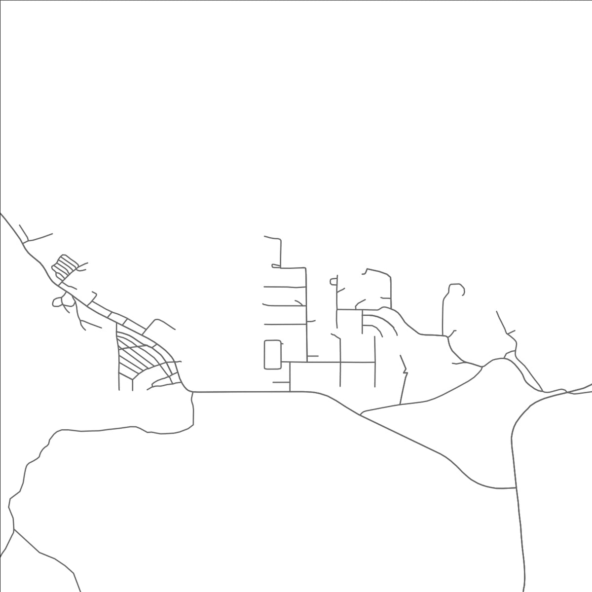 ROAD MAP OF MORMON LAKE, ARIZONA BY MAPBAKES