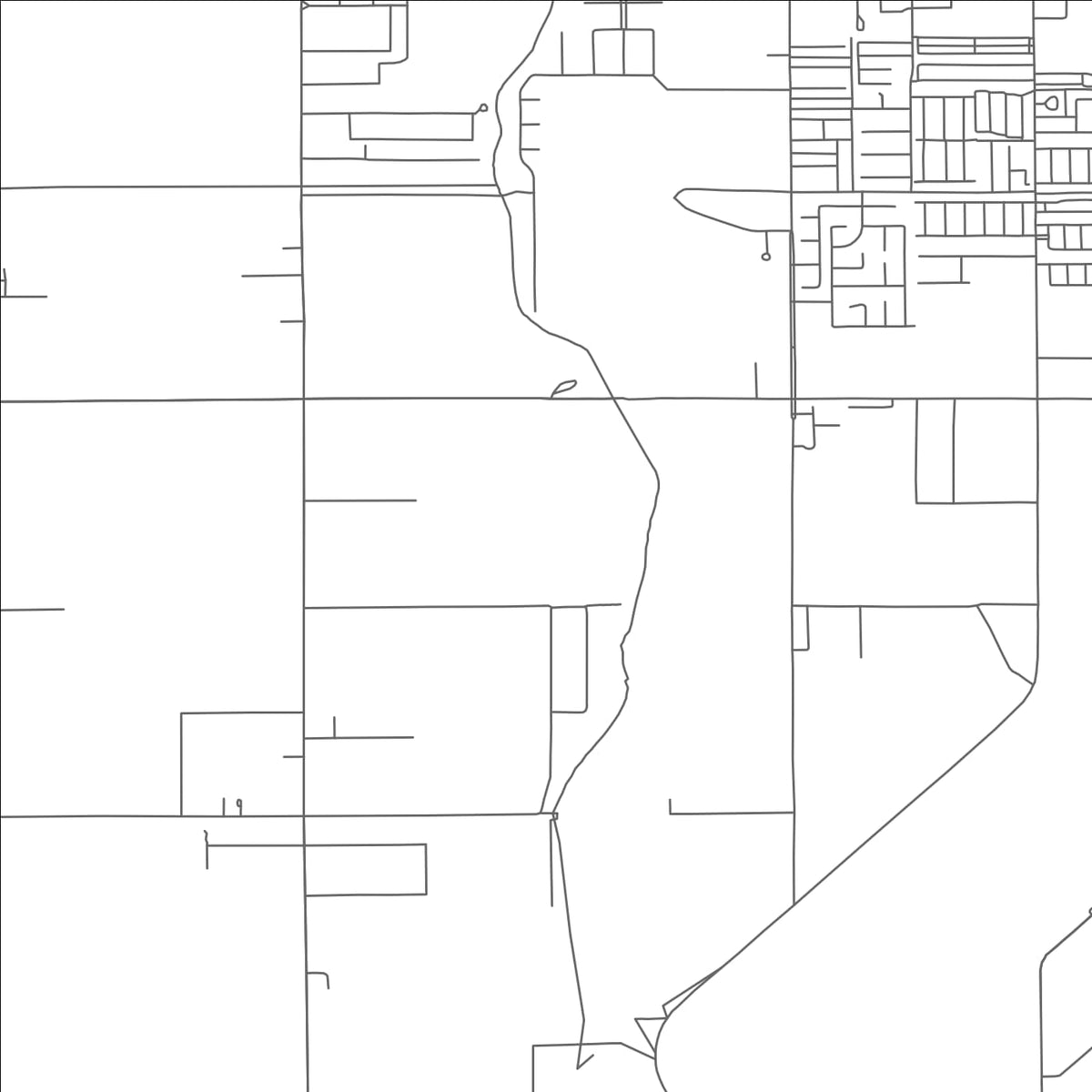 ROAD MAP OF PADRE RANCHITOS, ARIZONA BY MAPBAKES