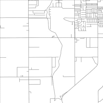 ROAD MAP OF PADRE RANCHITOS, ARIZONA BY MAPBAKES