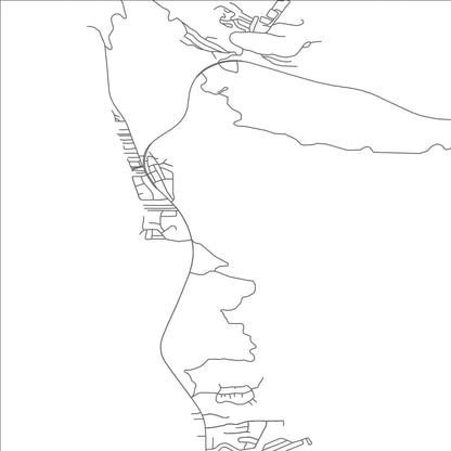 ROAD MAP OF PARKER STRIP, ARIZONA BY MAPBAKES