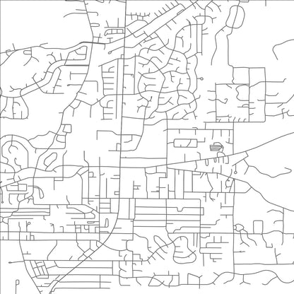 ROAD MAP OF PAYSON, ARIZONA BY MAPBAKES