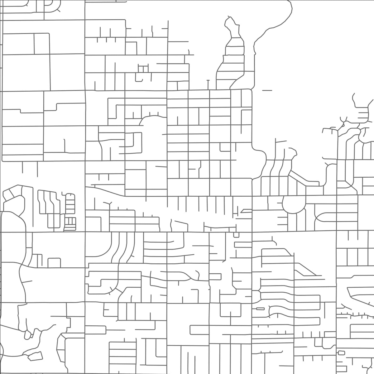 ROAD MAP OF PHOENIX, ARIZONA BY MAPBAKES