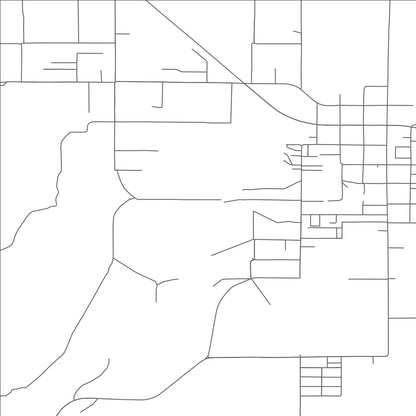 ROAD MAP OF PIMA, ARIZONA BY MAPBAKES