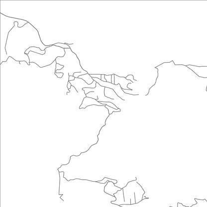 ROAD MAP OF PINE LAKE, ARIZONA BY MAPBAKES