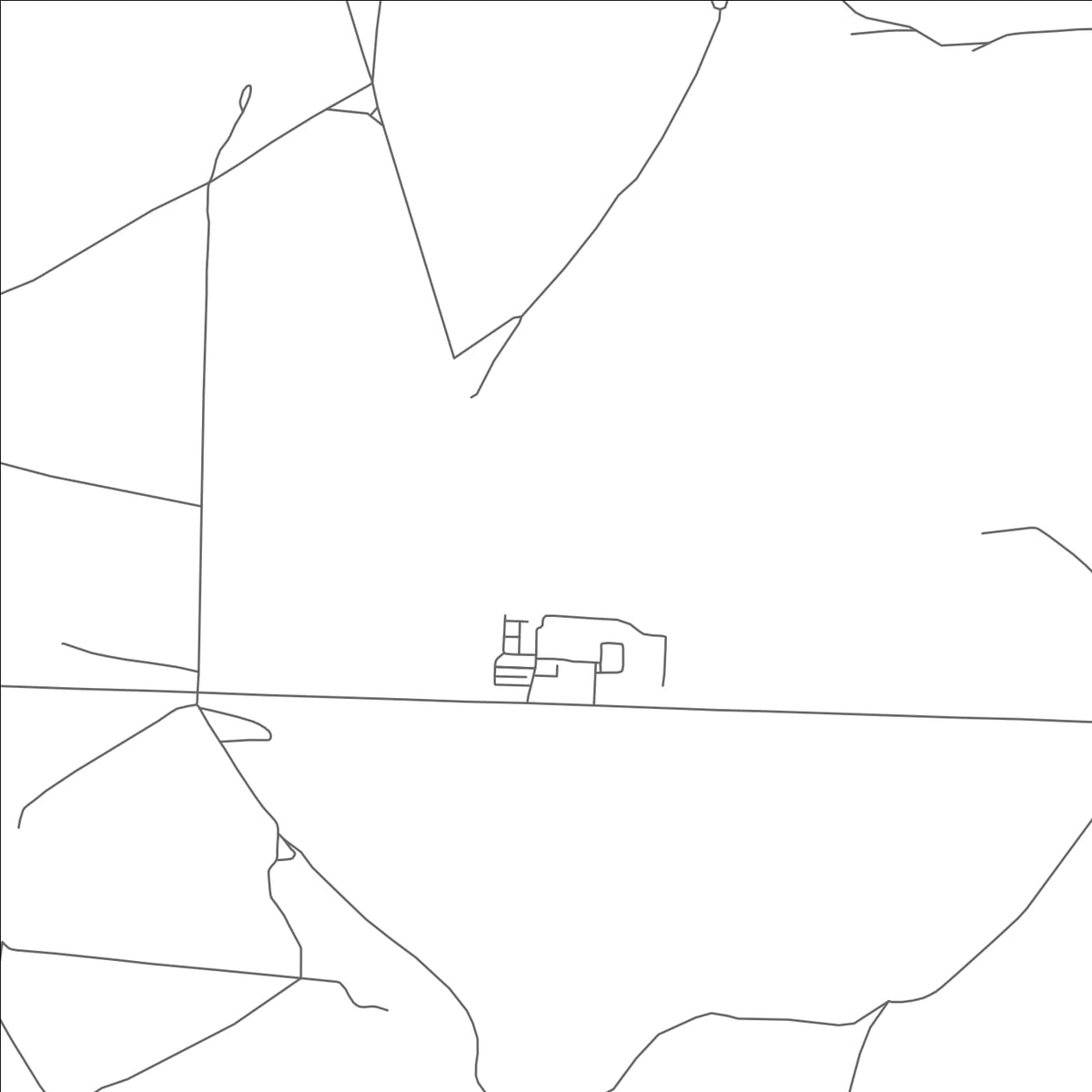 ROAD MAP OF RED MESA, ARIZONA BY MAPBAKES