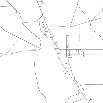 ROAD MAP OF ROCK POINT, ARIZONA BY MAPBAKES