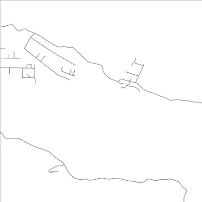ROAD MAP OF ROUND VALLEY, ARIZONA BY MAPBAKES
