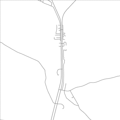 ROAD MAP OF RYE, ARIZONA BY MAPBAKES