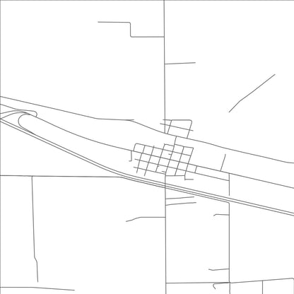 ROAD MAP OF SAN SIMON, ARIZONA BY MAPBAKES